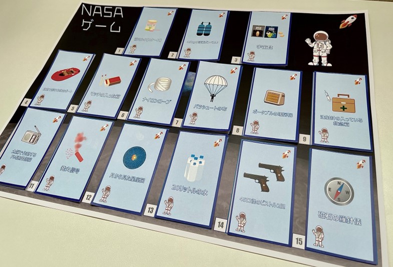 NASAゲーム_ボードに15アイテム②