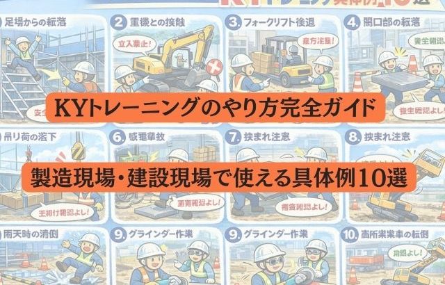 ”KYトレーニングのやり方完全ガイド”－製造現場・建設現場で使える具体例10選